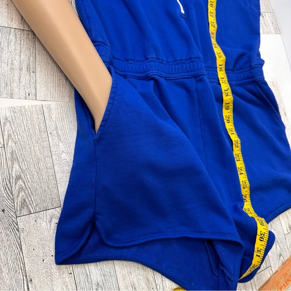 Hunter Target Collab Royal Blue Hooded Romper Women's Small Beachy Pockets M - Picture 8 of 13